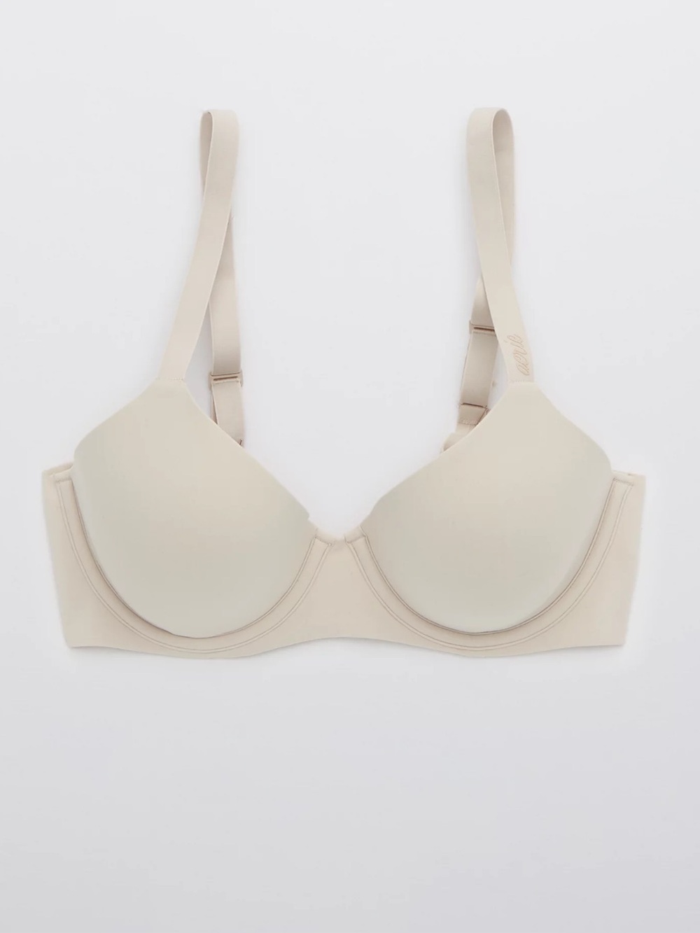 Aerie SMOOTHEZ Full Coverage Lightly Lined Bra ballet slippers bay sunrise wired